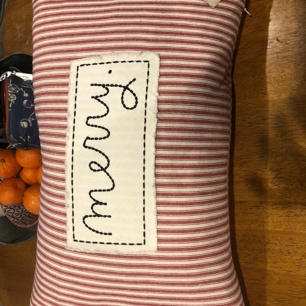 Rae Dunn Christmas pillow